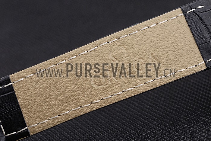 Omega Speedmaster Mark II Black And Red Dial Black Case Black Leather Strap 622814