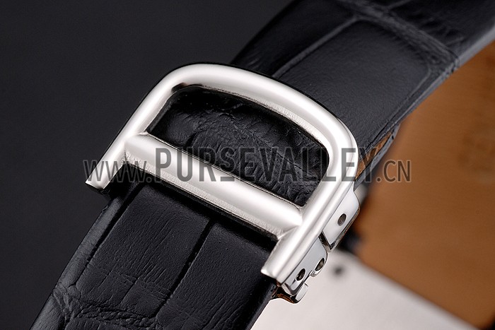 Cartier Santos 100 Diamond Silver Bezel 621924