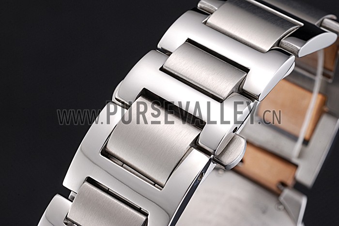 Swiss Cartier Ballon Bleu Diamond Case Brown Dial Two Tone Bracelet 622674