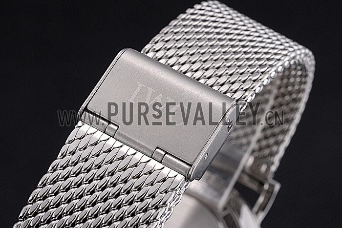 Swiss IWC Portofino Stainless Steel Case White Dial Steel Bracelet 622670