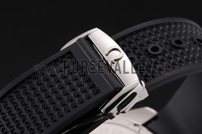 Omega Speedmaster Skywalker X-33 Black Dial White On Black Bezel Stainless Steel Case Black Rubber Strap