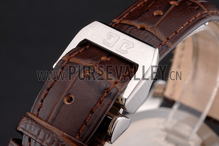 Glashutte Original Brown Dial Stainless Steel Case Brown Leather Strap