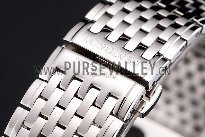 Swiss Longines Grande Classique White Dial Stainless Steel Case And Bracelet