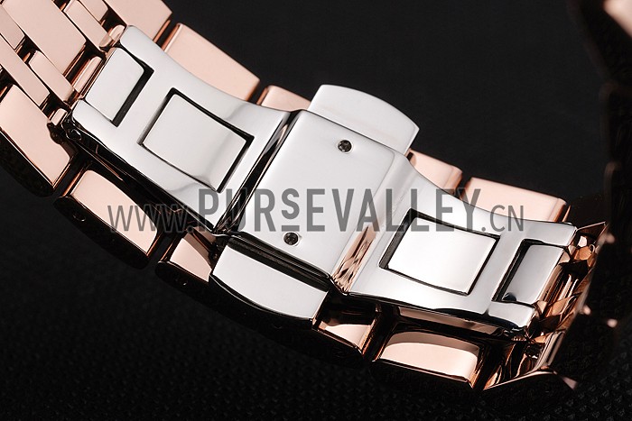 Omega De Ville Moonphase Tourbillon White Dial Rose Gold Case And Bracelet