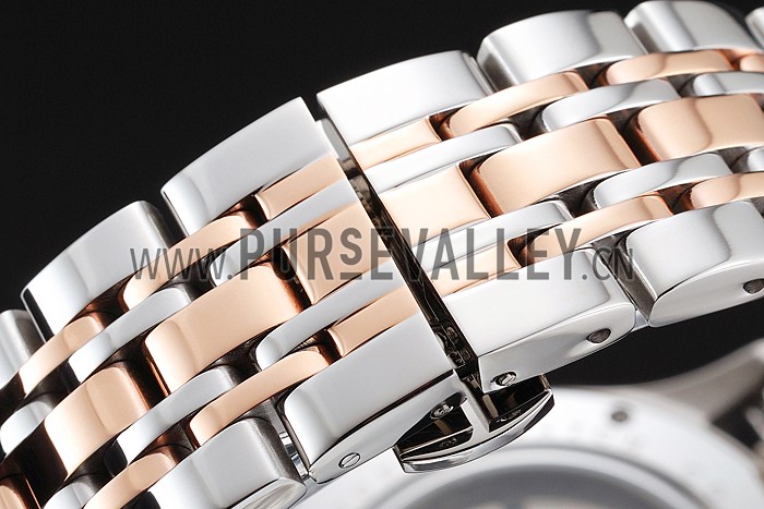 IWC Portugieser Tourbillon White Dial Stainless Steel Case Two Tone Steel Rose Gold Bracelet