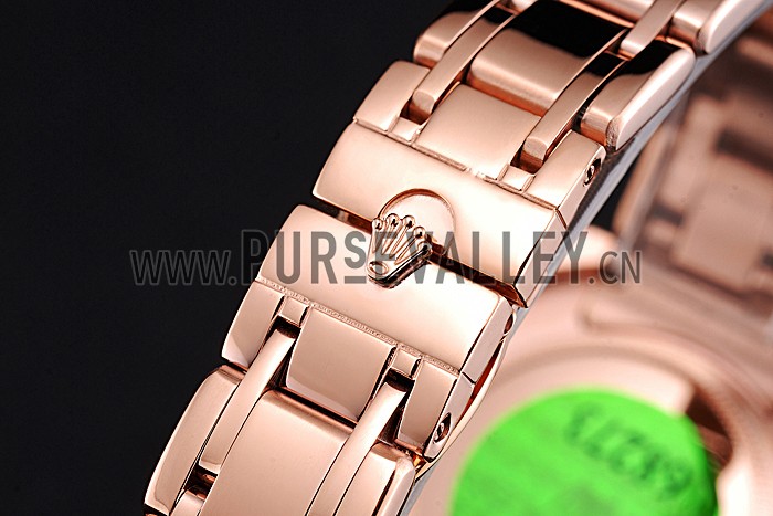 Rolex Datejust Diamond Dial And Bezel Pink Gold Case And Bracelet 622836