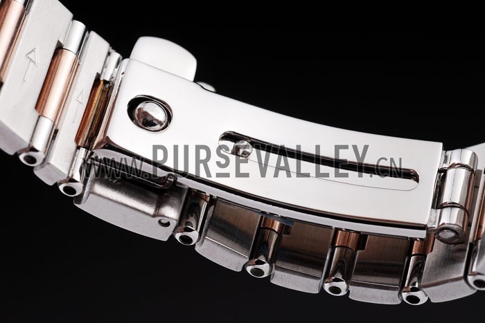 Omega Swiss Constellation Jewelry Rose Gold Case Black Dial 98114