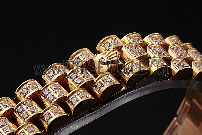 Swiss Rolex DateJust Diamond Dial Gold 622024