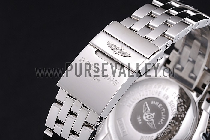 Swiss Breitling Certifie Stainless Steel Bezel Grey Dial 80287