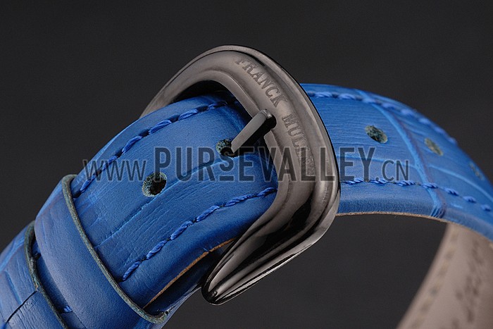 Franck Muller Casablanca Blue Croco Leather Band 621643