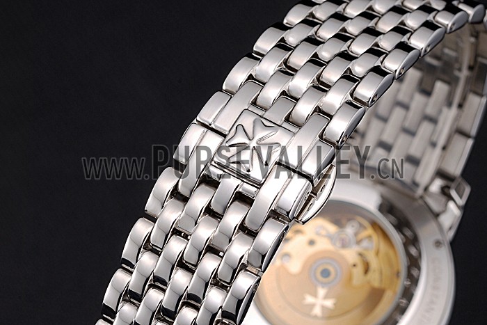 Vacheron Constantin Patrimony Silver Dial Stainless Steel Case And Bracelet 62290