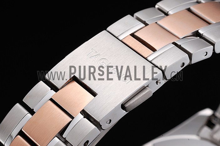 Tag Heuer Carrera Rose Gold and Stainless Steel Bracelet 801440