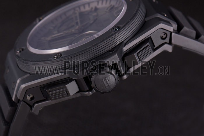 Swiss Hublot King Power Black Dial with Rubber Band shb10 621403