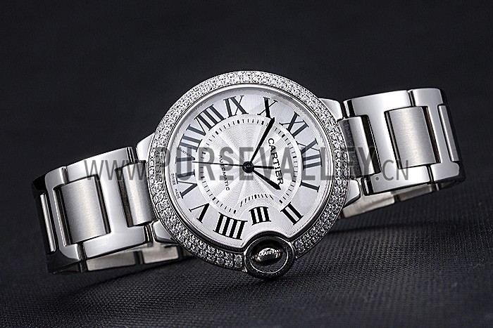 Swiss Cartier Diamonds Ballon Bleu Stainless Steel 622062