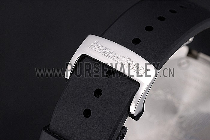 Swiss Audemars Piguet Royal Oak Offshore Black And Yellow Dial Stainless Steel Case Black Rubber Strap 622858