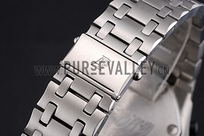 Swiss Audemars Piguet Royal Oak Offshore Black Dial Diamond Bezel Stainless Steel Case And Bracelet 622873