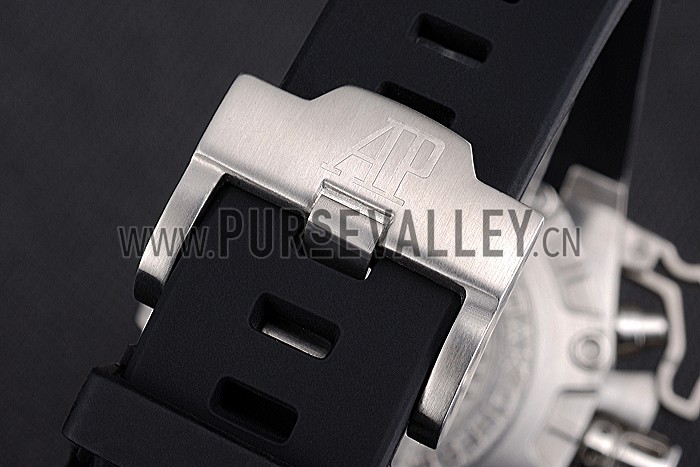 Swiss Audemars Piguet Royal Oak Offshore Survivor White Dial Stainless Steel Case Black Rubber Strap 622859