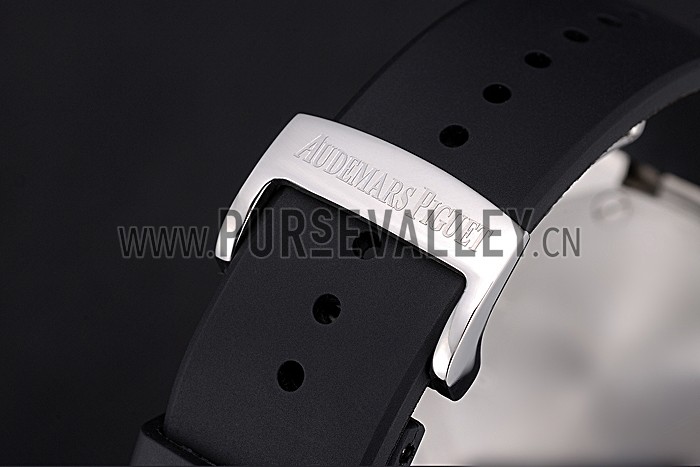 Swiss Audemars Piguet Royal Oak Offshore White Dial Stainless Steel Casr Black Rubber Strap 622851
