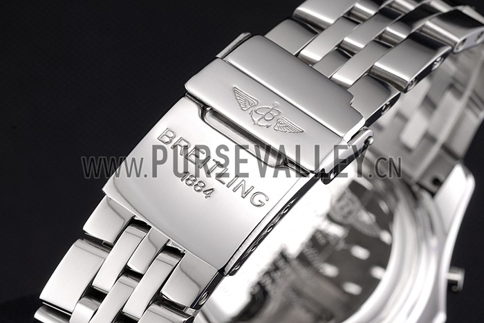 Breitling Bentley 6.75 Speed Blue Dial Stainless Steel Case And Bracelet 622214