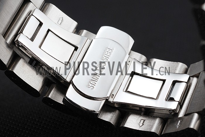 Cartier Calibre De Cartier Small Seconds White Dial Stainless Steel Case And Bracelet