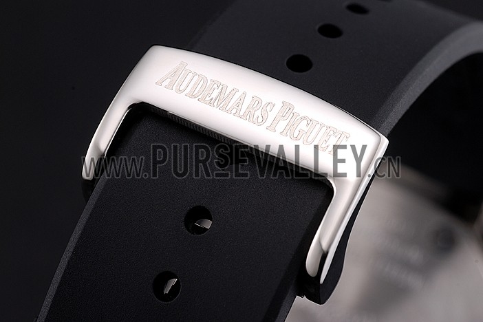 Swiss Audemars Piguet Royal Oak Offshore White Dial Stainless Steel Case Black Rubber Strap 622853