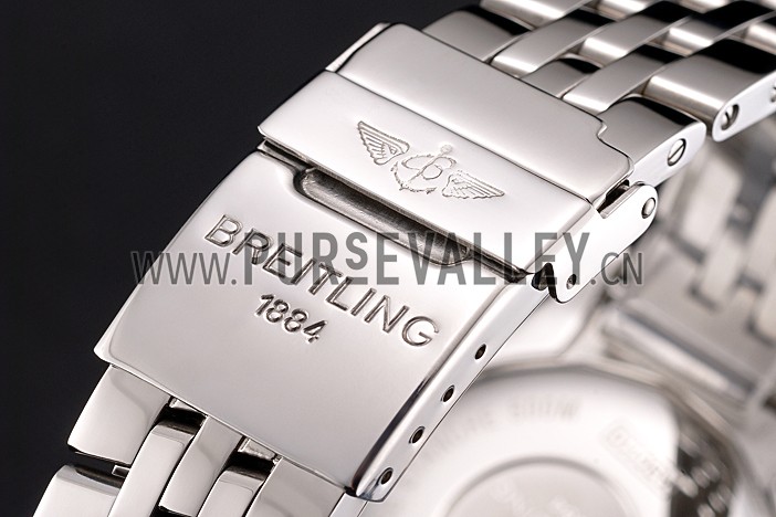 Breitling Chronomat 44 Blue Dial with Black Subdials Stainless Steel Bracelet 622508