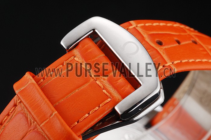 Omega Seamaster Planet Ocean Co-axial Orange Case Black Dial 98100