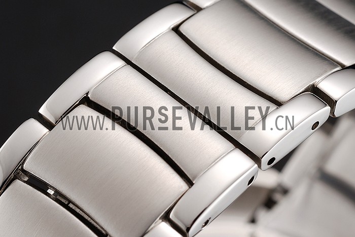 Bvlgari Diagono 46mm Black Dial Stainless Steel Case Ceramic Bezel Steel Bracelet