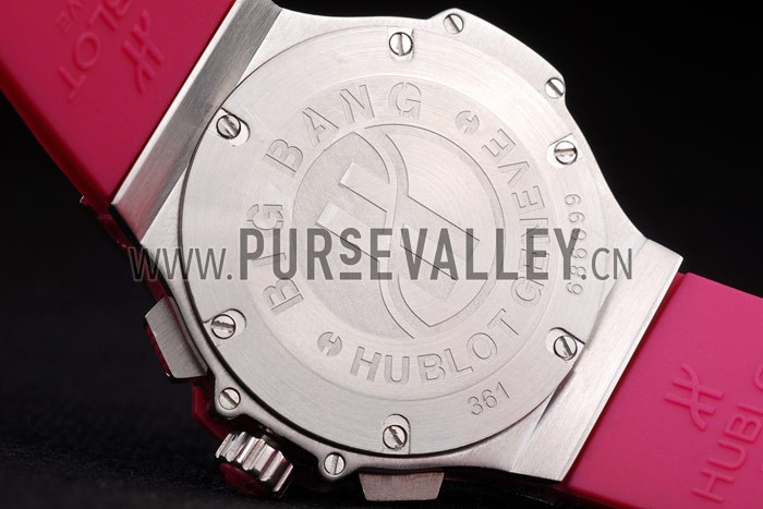 Hublot Big Bang Tutti Frutti Pink Strap White Dial