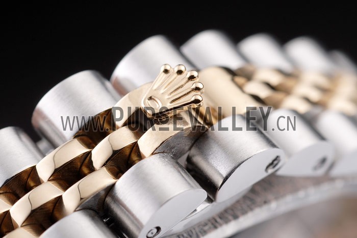 Rolex Datejust Two Tone Stainless Steel Yellow Gold Plated 98079