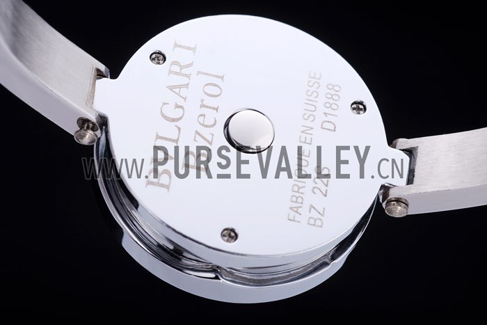 Bvlgari B.ZERO1 30mm Pink Dial Stainless Steel Case With Pink Crystals Steel Bracelet