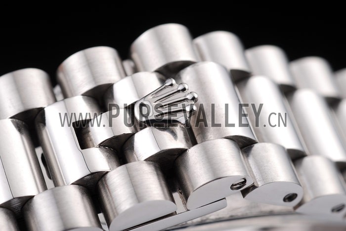 Rolex Day-Date Polished Stainless Steel White Dial