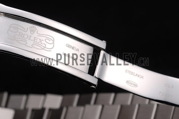 Rolex DayDate Diamond Plated Stainless Steel Bracelet Diamond Plated Dial 41986