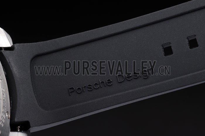 Porsche Regulator Power Reserve Silver Case Yellow Dial