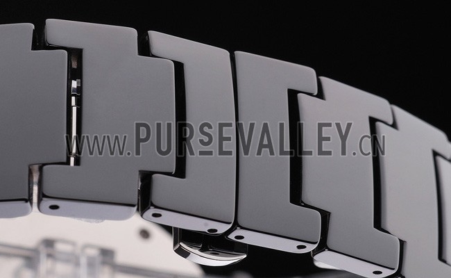 Cartier Pasha 43mm Black Dial Black Ceramic Case Rubber Bracelet