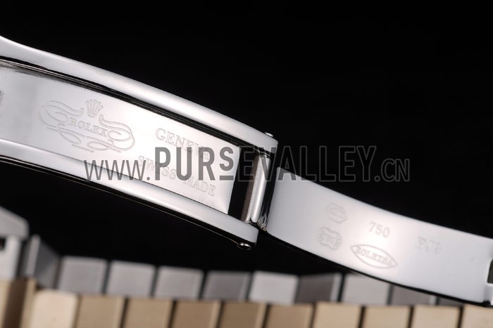 Rolex DayDate Grey Dial Dual Colored Stainless Steel Strap 41981