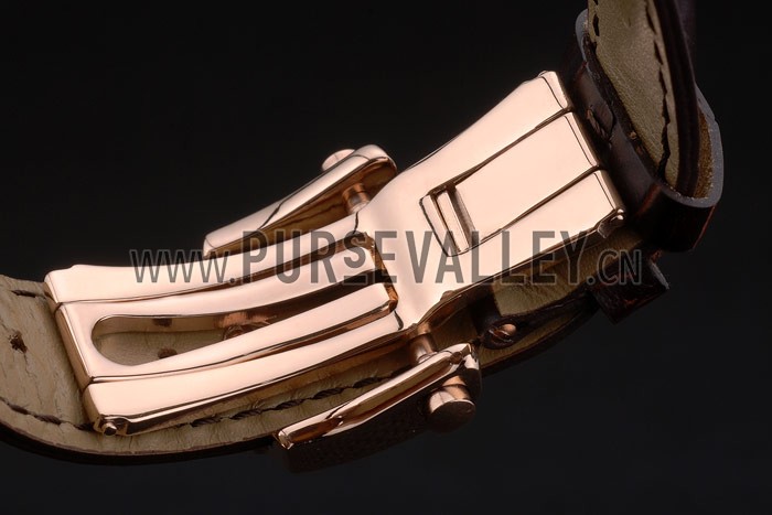 Breguet Classique Complications Rose Gold Case Black Leather Strap 80156