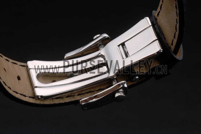 Breguet Classique Complications Stainless Steel Case Black Leather Strap 80157