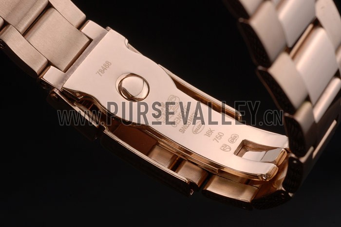 Rolex Daytona Black Ion Plated Tachymeter Rose Gold Strap Black Dial 80245