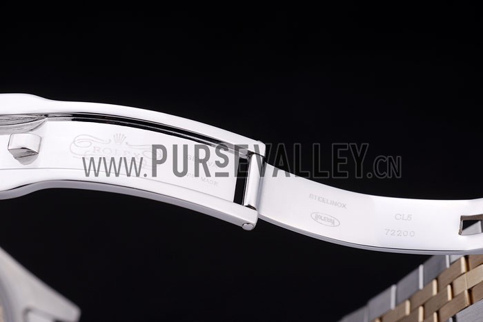 Rolex Datejust Gold Dial Ribbed Bezel 7450