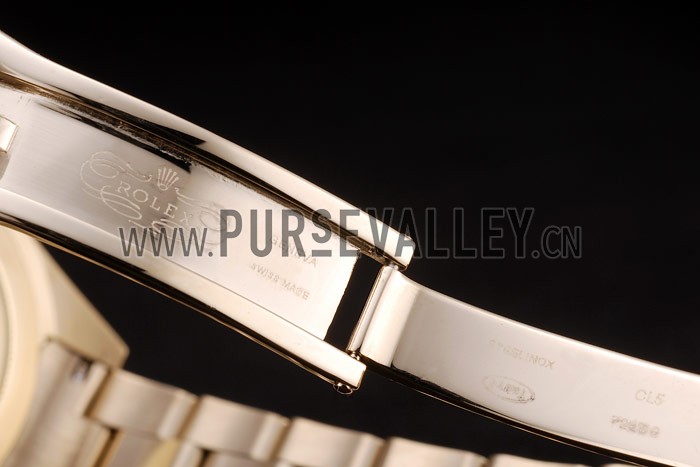 Rolex GMT Master II Gold Colored Ceramic Bezel Gold Dial Tachymeter