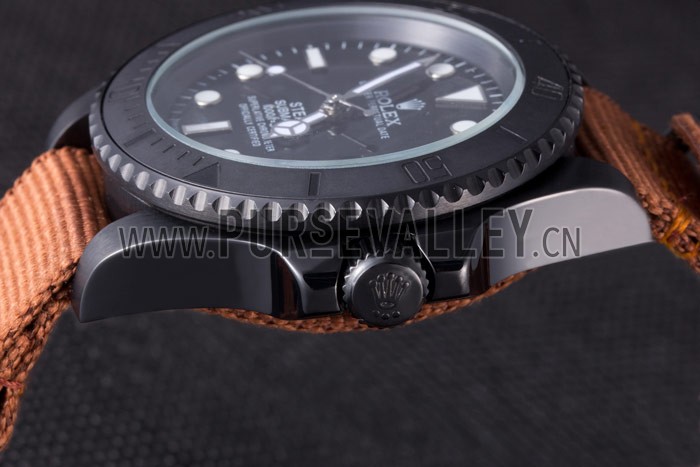 Rolex Submariner STEALTH MK IV Brown Fabric Band rl426 621388