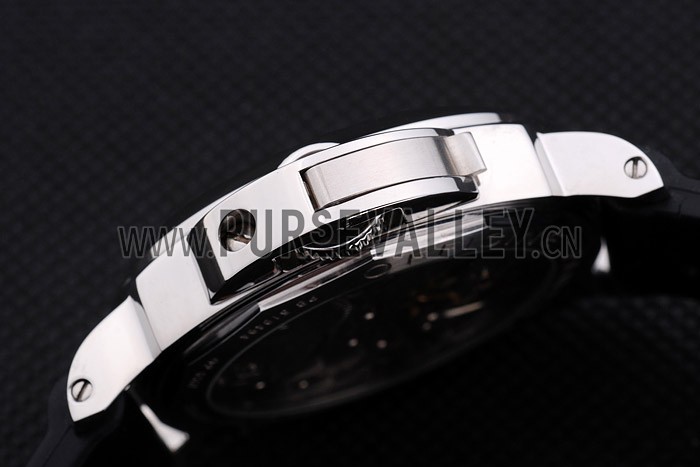 Panerai Luminor Black Rubber Bracelet Watch Replica 4566