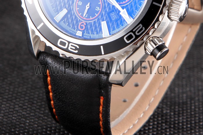 Omega Seamaster Planet Ocean Co-axial Black Case Black Dial 98101