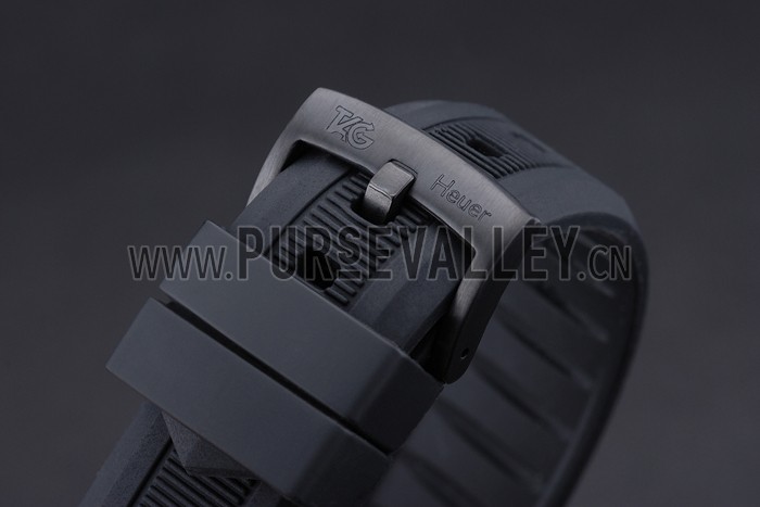 Tag Heuer Formula One Grande Date Black Dial Rubber Bracelet 622275