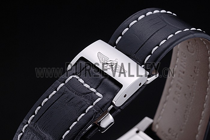 Breitling Bentley Flying B Chronograph Leather Bracelet Watch 622330