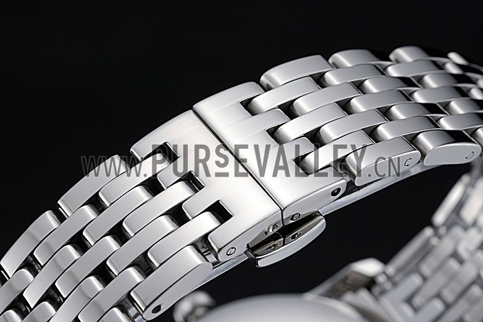 Emporio Armani Classic Black Dial Stainless Steel Bracelet 622334