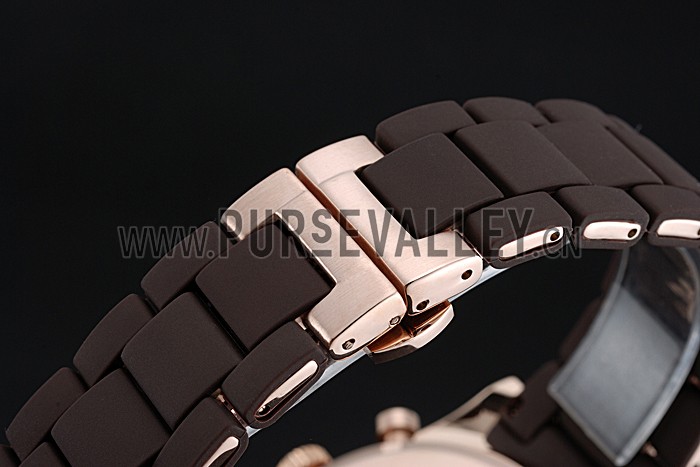 Emporio Armani Sportivo Chronograph Brown Dial Gold Case Brown Bracelet 622346