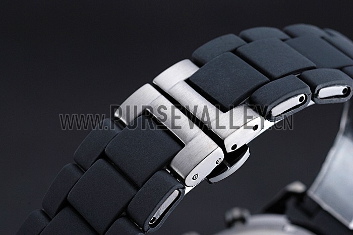 Emporio Armani Sportivo Chronograph Blue Dial Ion-plated Case Black Bracelet 622347