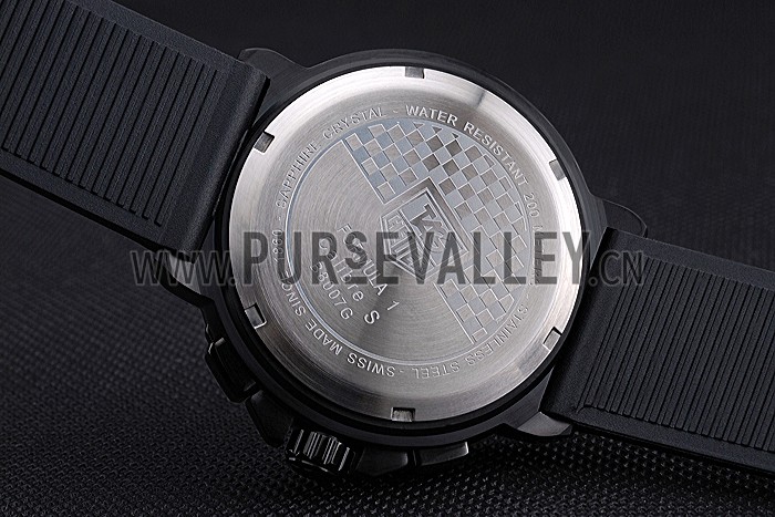 Tag Heuer Formula 1 Chronograph Black Dial Black Bezel White Numerals 622409